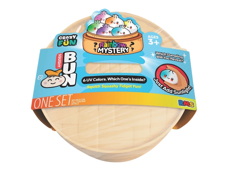 Squishy Bun Rainbow Mystery Squishy "Dumpling" (UV Color) Blind Box - IT