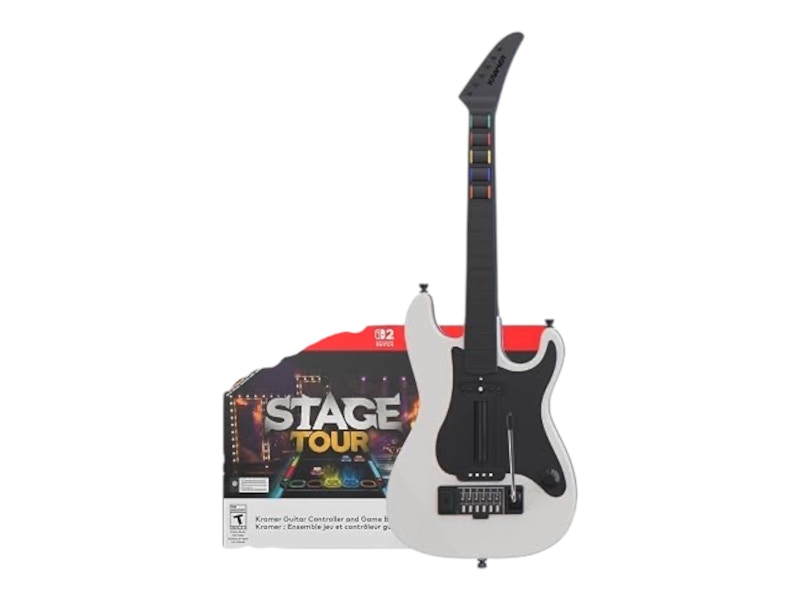 Stage Tour Game + Kramer Wireless Guitar Controller Bundle for Nintendo Switch 2