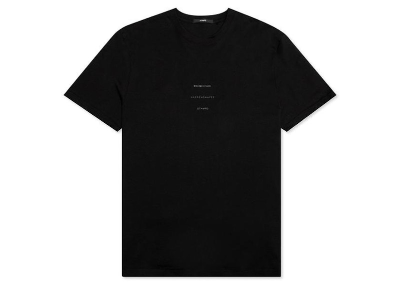 Stampd x Daniel Arsham AHS Logo Tee Black 男士- SS21 - TW