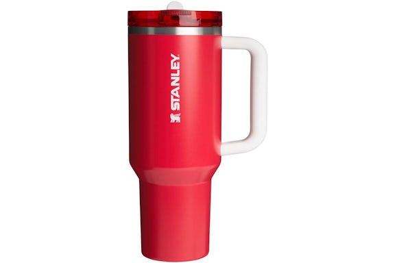 Stanley 1913 x Arsenal Quencher ProTour - Bicchiere con cannuccia ribaltabile Arsenal DNA, 40 ml, rosso