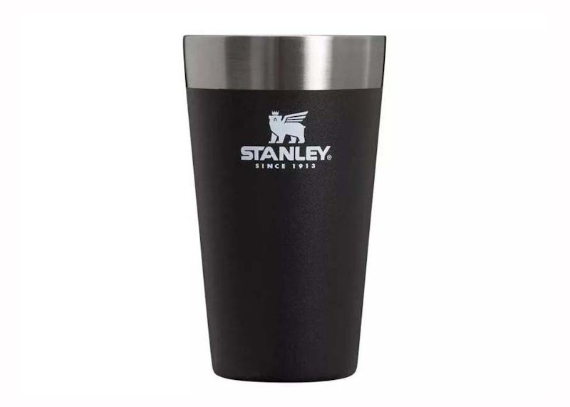 Pre-owned Stanley Adventure Everyday Stacking Pint 160z Tumbler In Black
