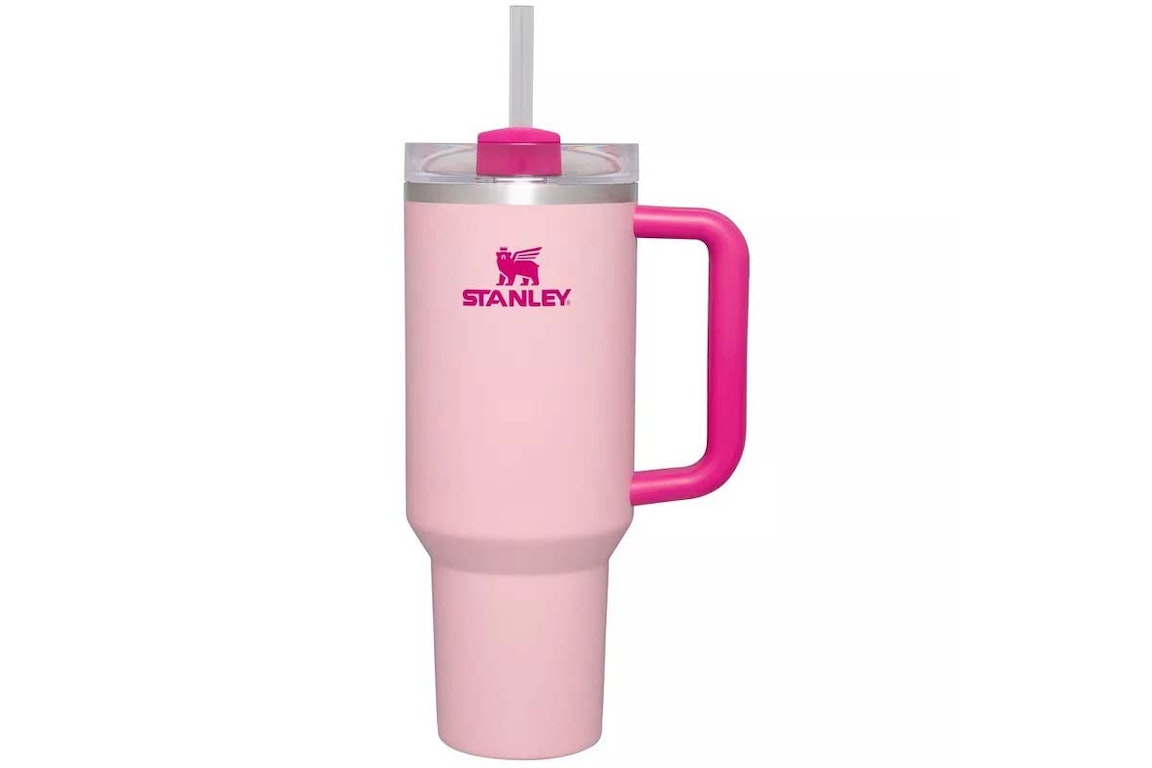 Pre-owned Stanley Flamingo Quencher 40oz Tumbler Pink
