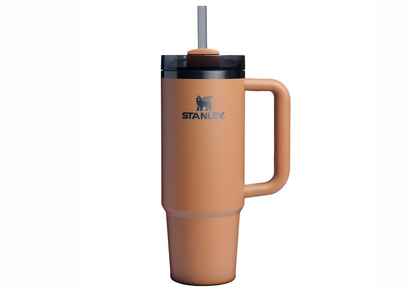 Pre-owned Stanley Flowstate Quencher 30oz Tumbler In Camel In Brown
