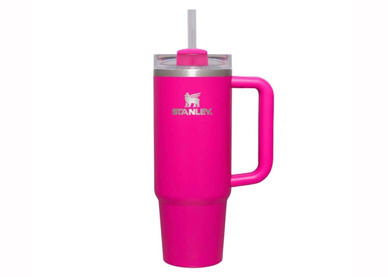 Pre-owned Stanley Women's Flowstate Quencher 30oz Tumbler In Camelia