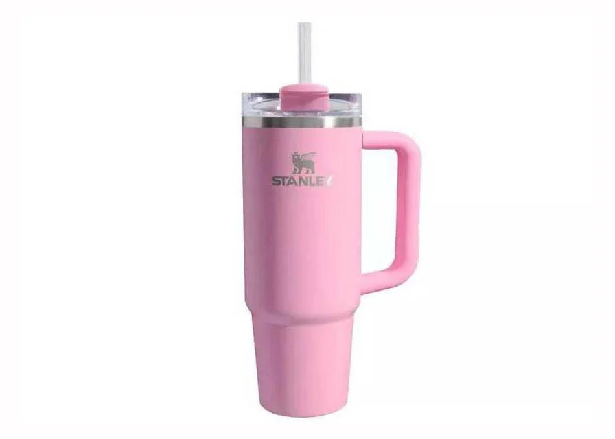 Stanley Flowstate Quencher 30oz Tumbler Sizzling Pink in Stainless ...