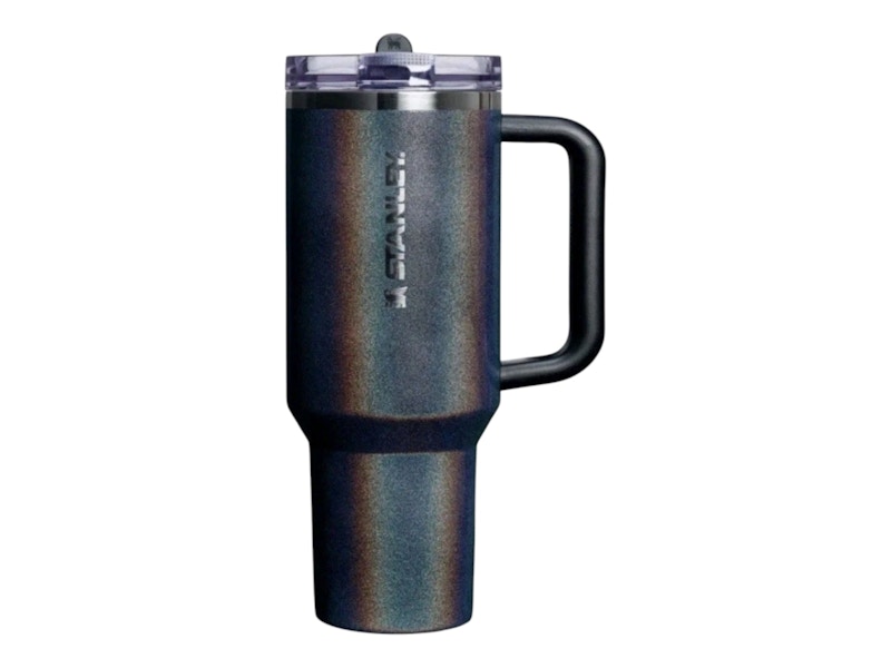 Pre-owned Stanley Flowstate Quencher 40oz Protour Tumbler In Midnight Glitz
