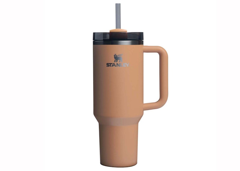 Pre-owned Stanley Flowstate Quencher 40oz Tumbler In Camel In Brown
