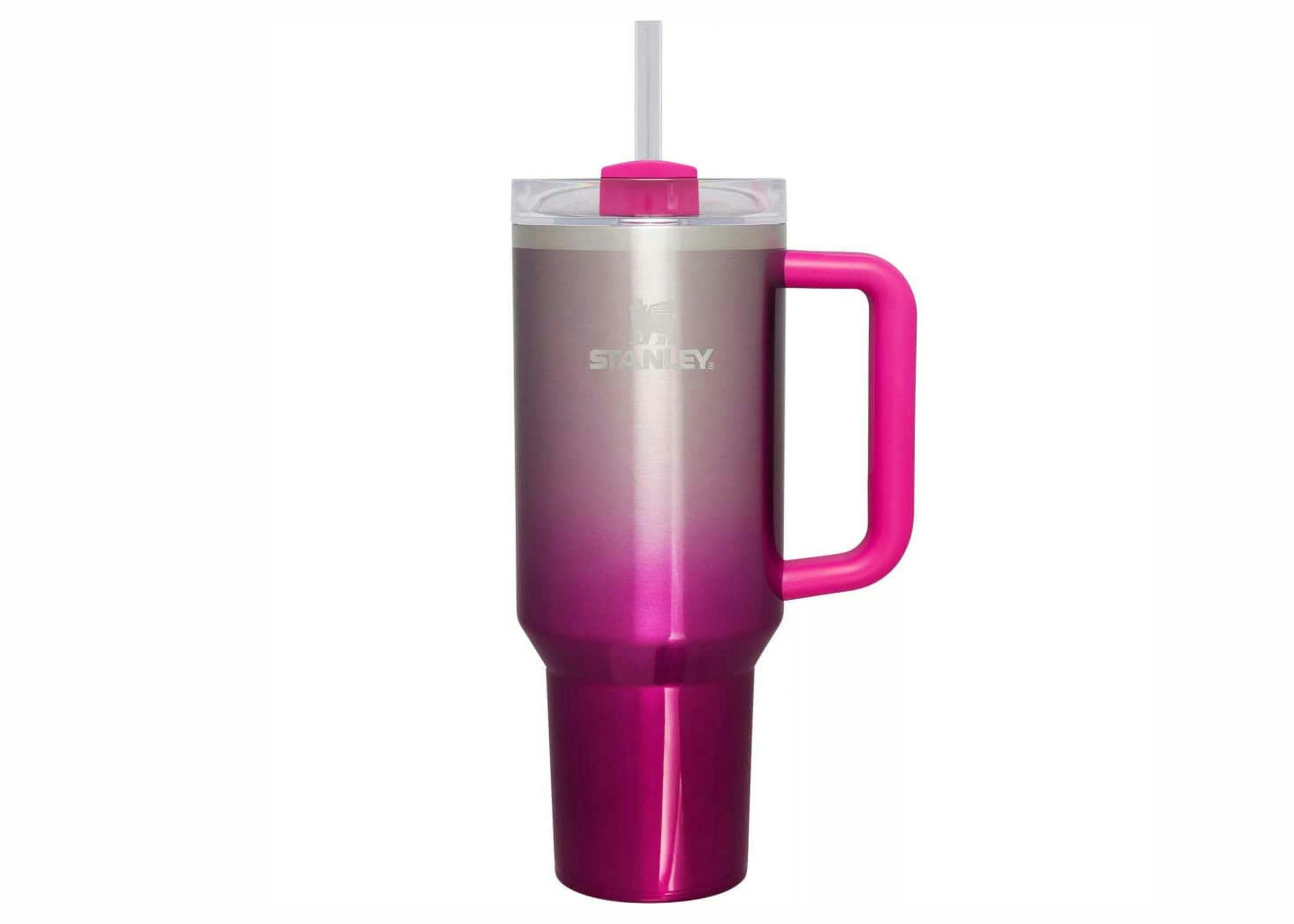 NWT Stanley 40 oz. Quencher FlowState Tumbler Camelia Hot Pink