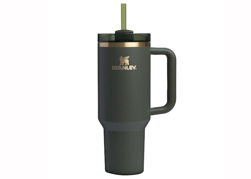 Pre-owned Stanley Flowstate Quencher 40oz Tumbler In Cypress