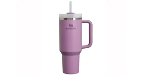 Stanley Flowstate Quencher 30oz Tumbler Sizzling Pink in Stainless