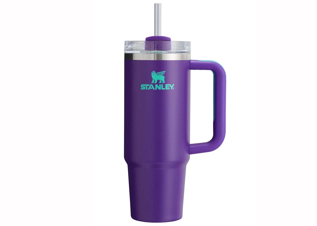 Pre-owned Stanley Heat Wave Exclusive Collection Flowstate Quencher 30oz Tumbler Dep Purple