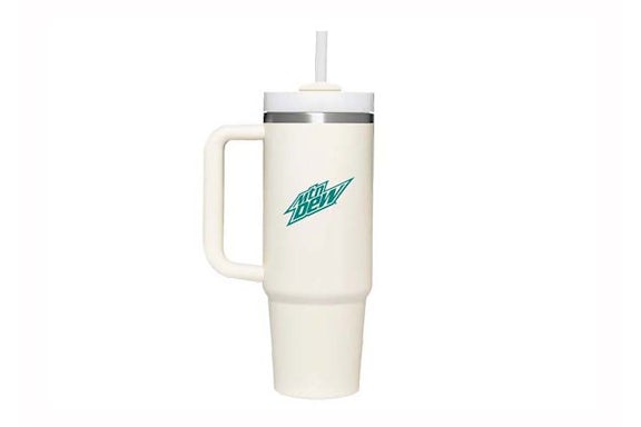 Stanley Mtn Dew Baja Blast Flowstate Quencher Vaso de 30 oz Blanco