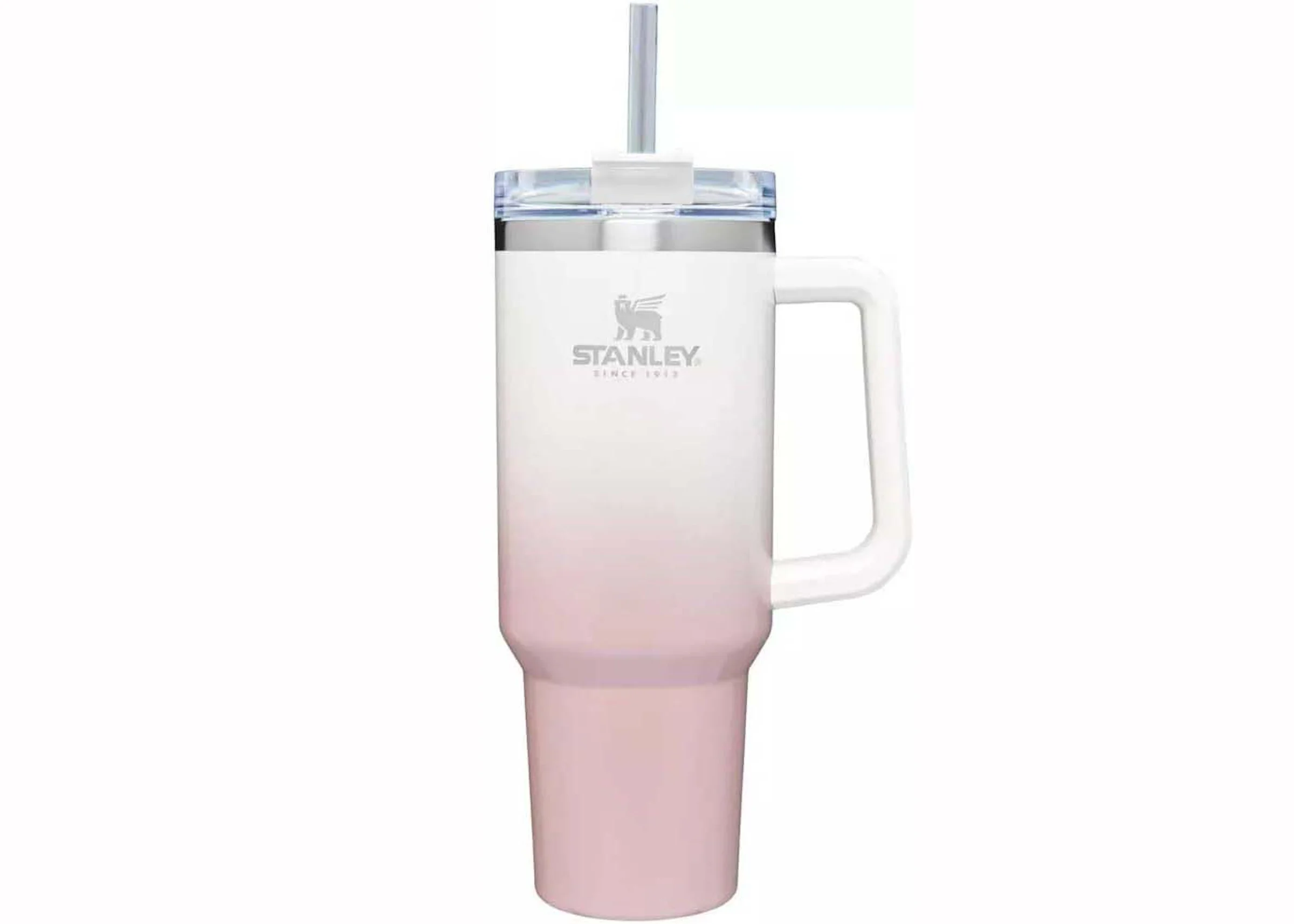 Stanley Parfait Ombre Quencher 40oz Tumbler Pink in Stainless Steel - US