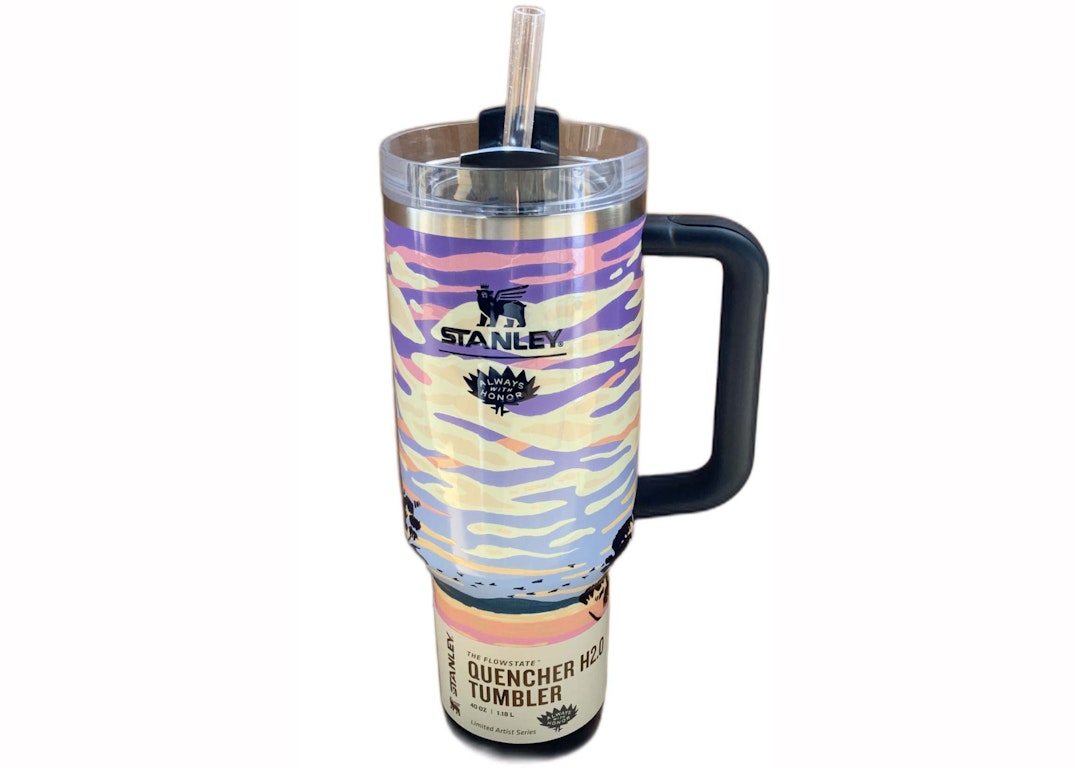 Pre-owned Stanley Rei Exclusive Flowstate Quencher 40oz Tumbler Hazy Horizon