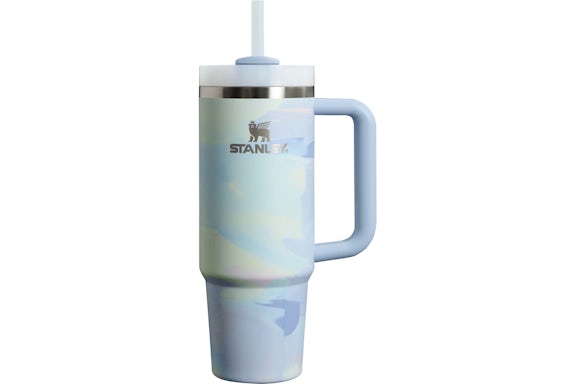Stanley The Clean Slate Flowstate Quencher 30oz Gobelet Cool Serene Coup de pinceau
