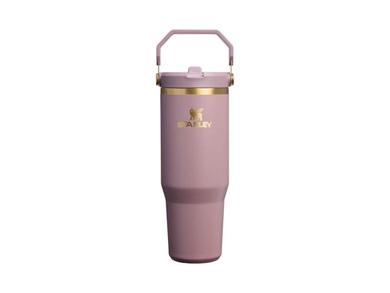 Pre-owned Stanley The Iceflow Flip Straw 30oz Tumbler In Cashmere In Brown