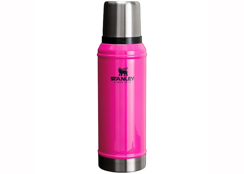 Pre-owned Stanley Women's The Neon Collection Classic Legendary 1.0 Qt Bottle In Electric Pink