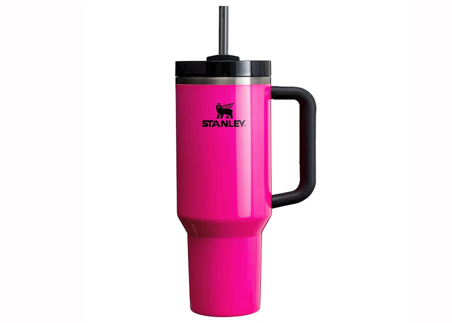 Stanley The Neon Collection Flowstate Quencher 40oz Tumbler Electric Pink  in Stainless Steel - US