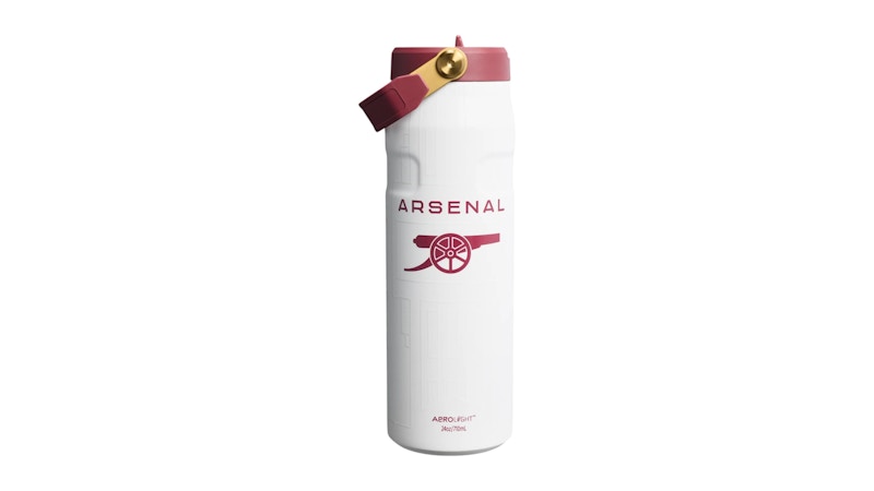 【日本未発売】Stanley×Arsenal IceFlowボトル 24oz Stanley x Arsenal IceFlow Bottle Flip Straw 2.0 24oz Tumbler