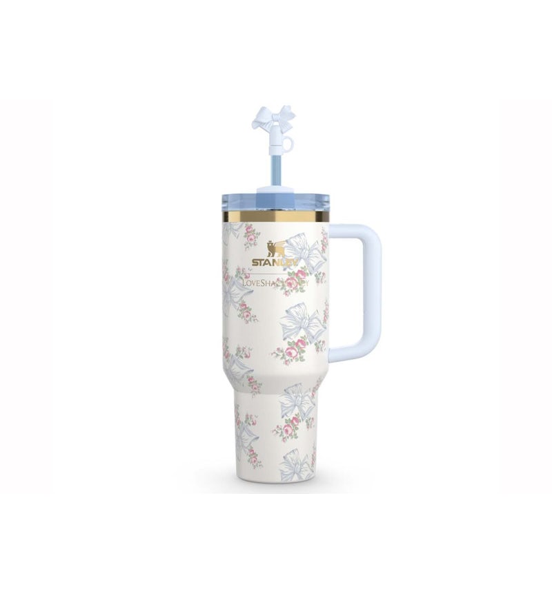 Blue Bow Fancy Tumbler Blue Bow Fancy Tumbler