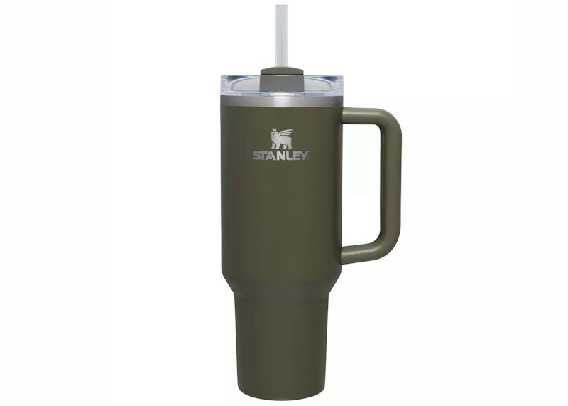 Pre-owned Stanley X Magnolia Quencher 40oz Tumbler In Peat Moss