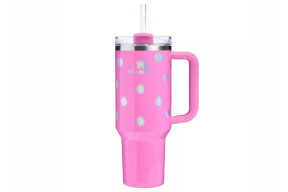 Stanley x Target Exclusive Flowstate Quencher 40oz Vaso Paleta Rosa Starburst