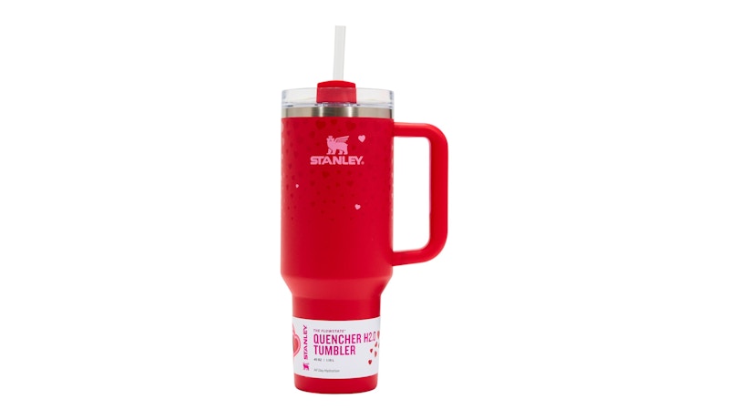 トゥルーリーインラブハート✩.*˚レッドマグマSWAROVSKIサンキャッチャー Stanley x Target Exclusive Valentines Day Flowstate Quencher 40oz