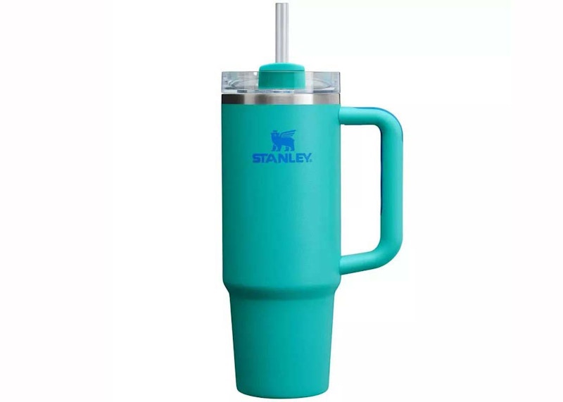 Pre-owned Stanley X Target Flowstate Quencher 30oz Tumbler In Aquamarine In Blue