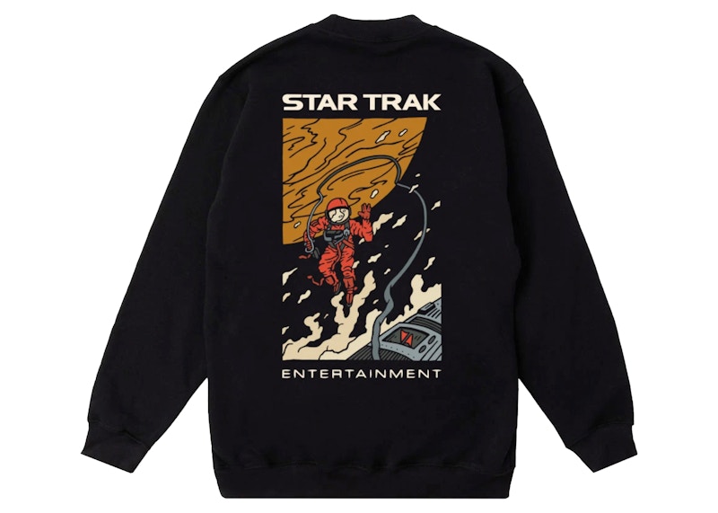 Star Trak Spacewalk Crewneck Black