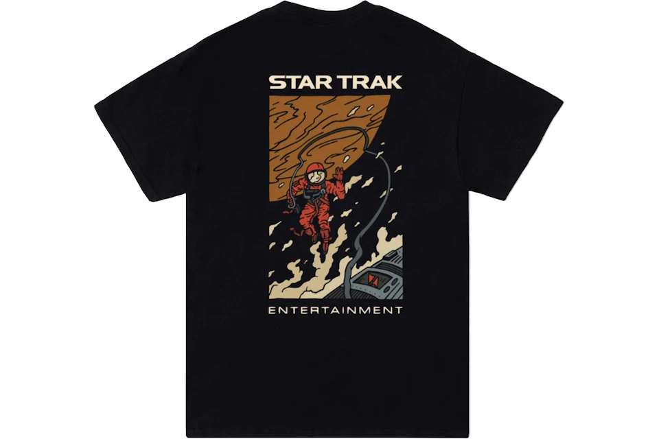 Star Trak Spacewalk T-shirt Black