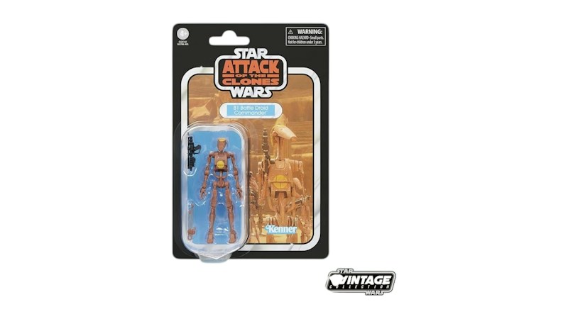 Star Wars The Vintage Collection B1 Battle Droid Commander Action Figure