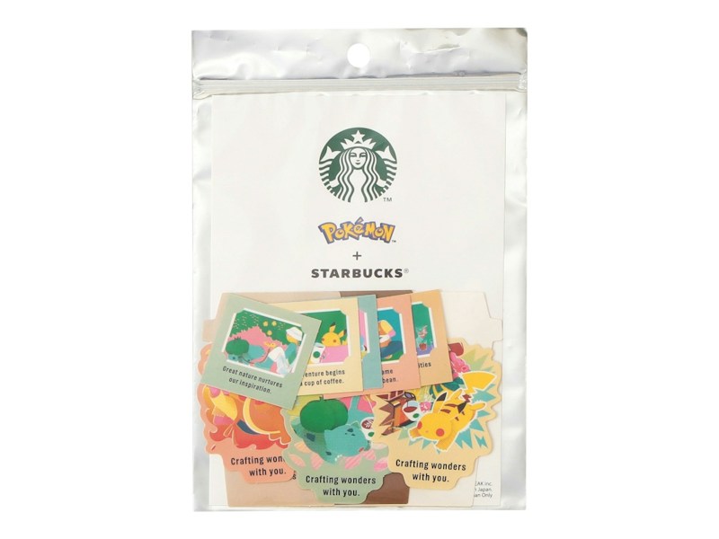Starbucks x Pokemon Art Sticker Set