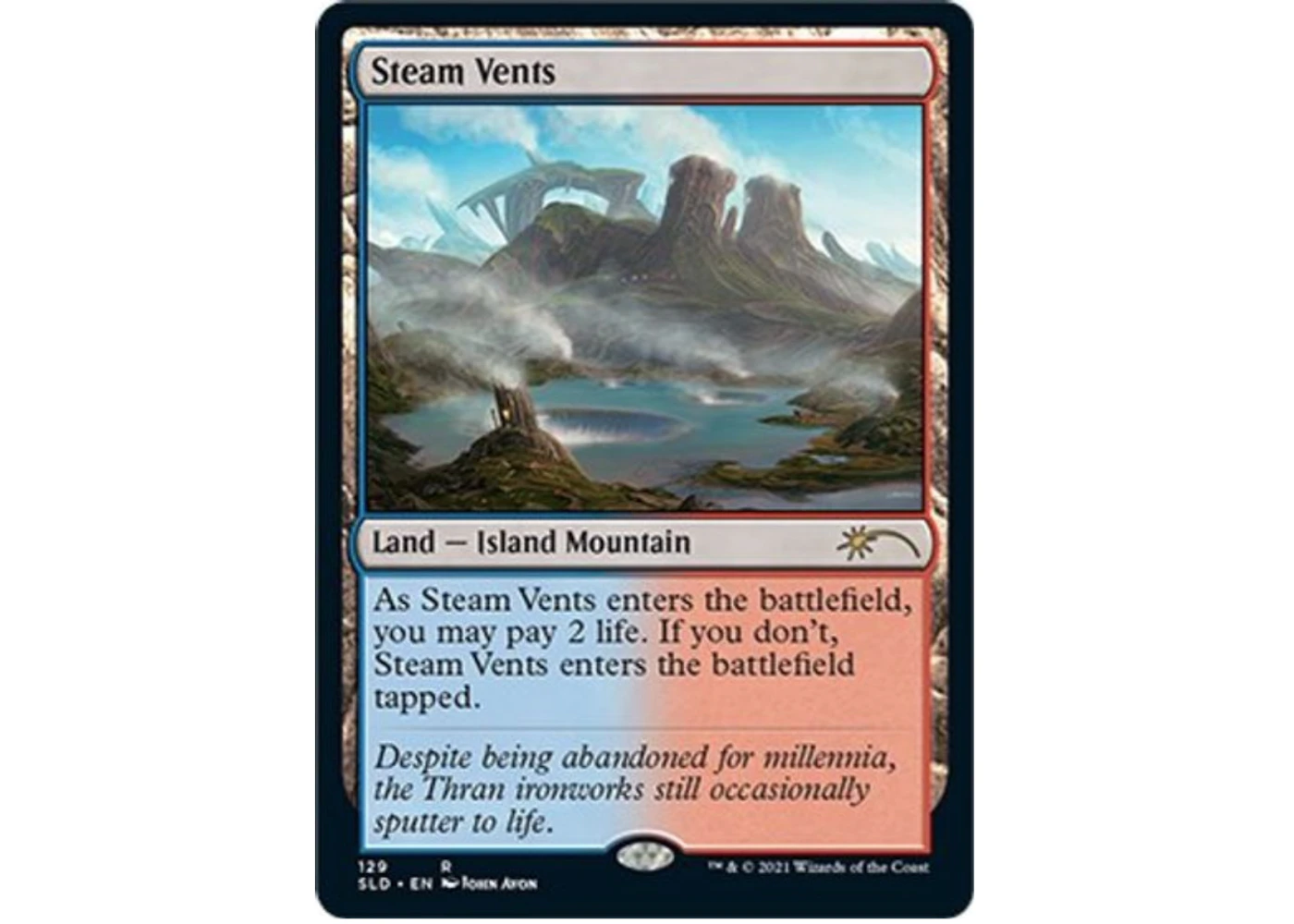 Steam Vents Magic: The Gathering TCG Secret Lair Drop Series Rare #129 (Ungraded) - US Steam Vents Magic: The Gathering TCG Secret Lair Drop Series Rare #129 (Ungraded) - US