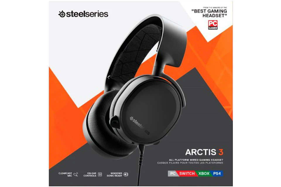 SteelSeries Arctis 3 Gaming Headset 61503 Black
