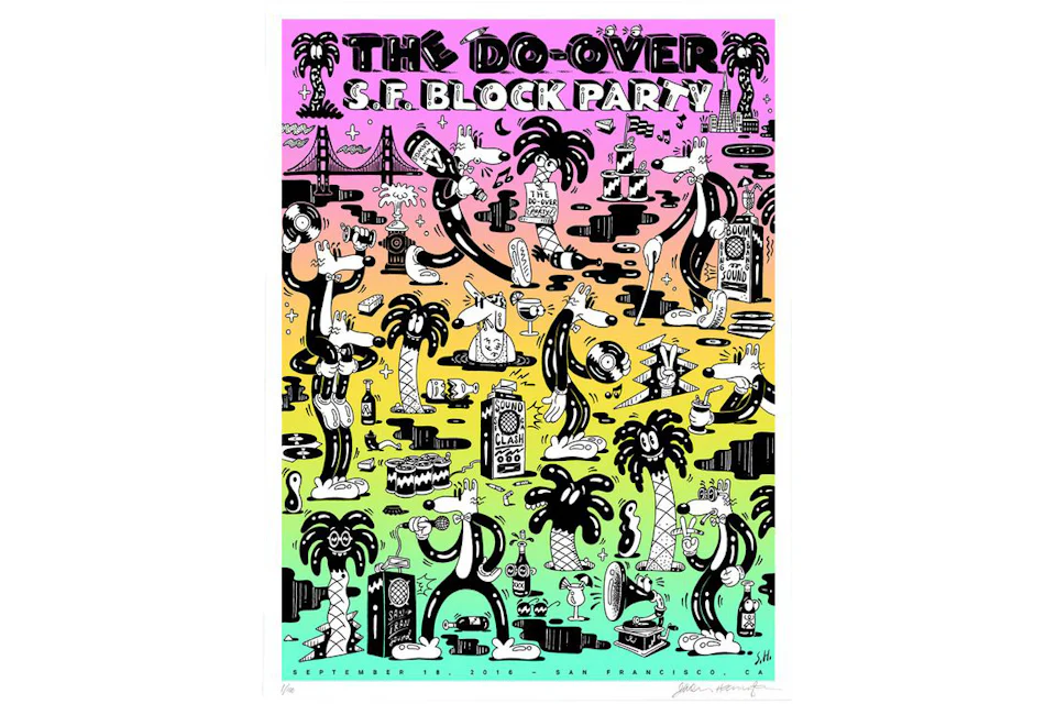 Steven Harrington The Do-Over Block Party Print (Signed, Edition of 100)
