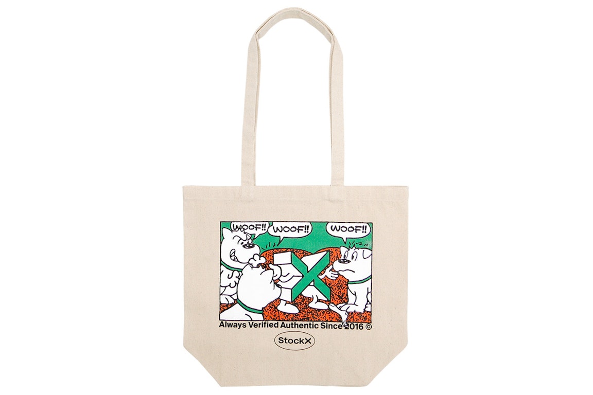 Pre-owned Stockx City Series Tokyo Exclusive Tote Bag (in-store Order Only) Cream