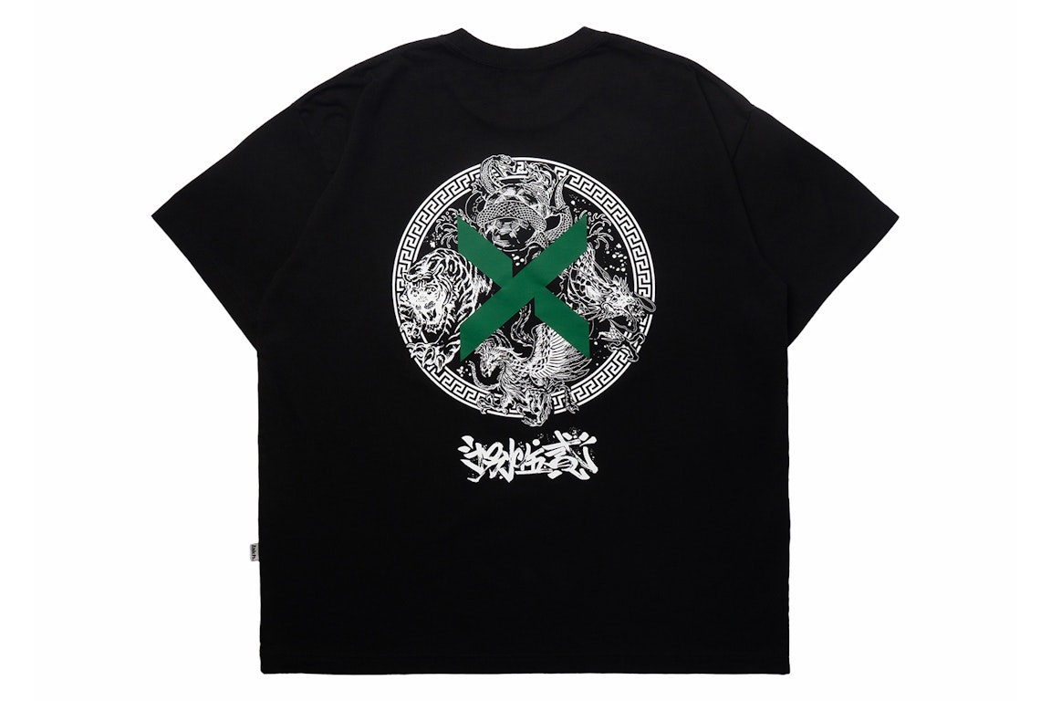 Pre-owned Stockx X Lakh Hong Kong City Series 2.0 T-shirt (in-store) Black/four Saint Beasts