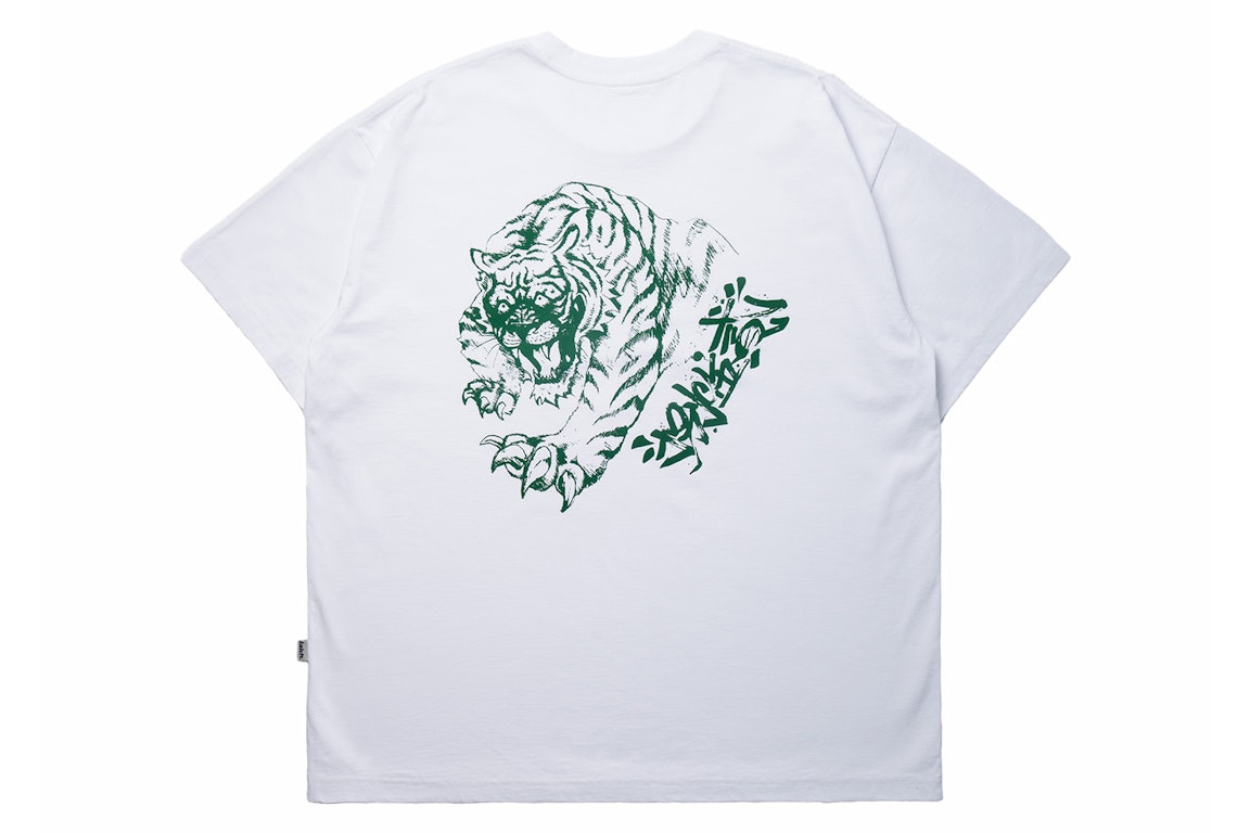 Pre-owned Stockx X Lakh Hong Kong City Series 2.0 T-shirt (in-store) White/white Tiger