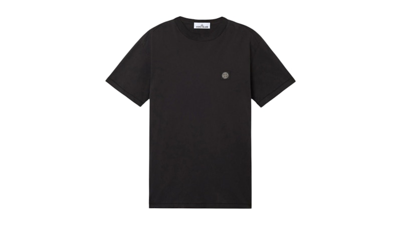 Stone Island 2100027 60/2 Cotton Jersey T-shirt Black Men's