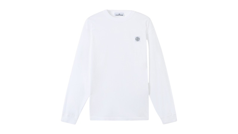 【Stone 】Organic Cotton Jersey Fissato Effect Tシャツ Stone Island 2100030 Organic Cotton Jersey Fissato Effect T