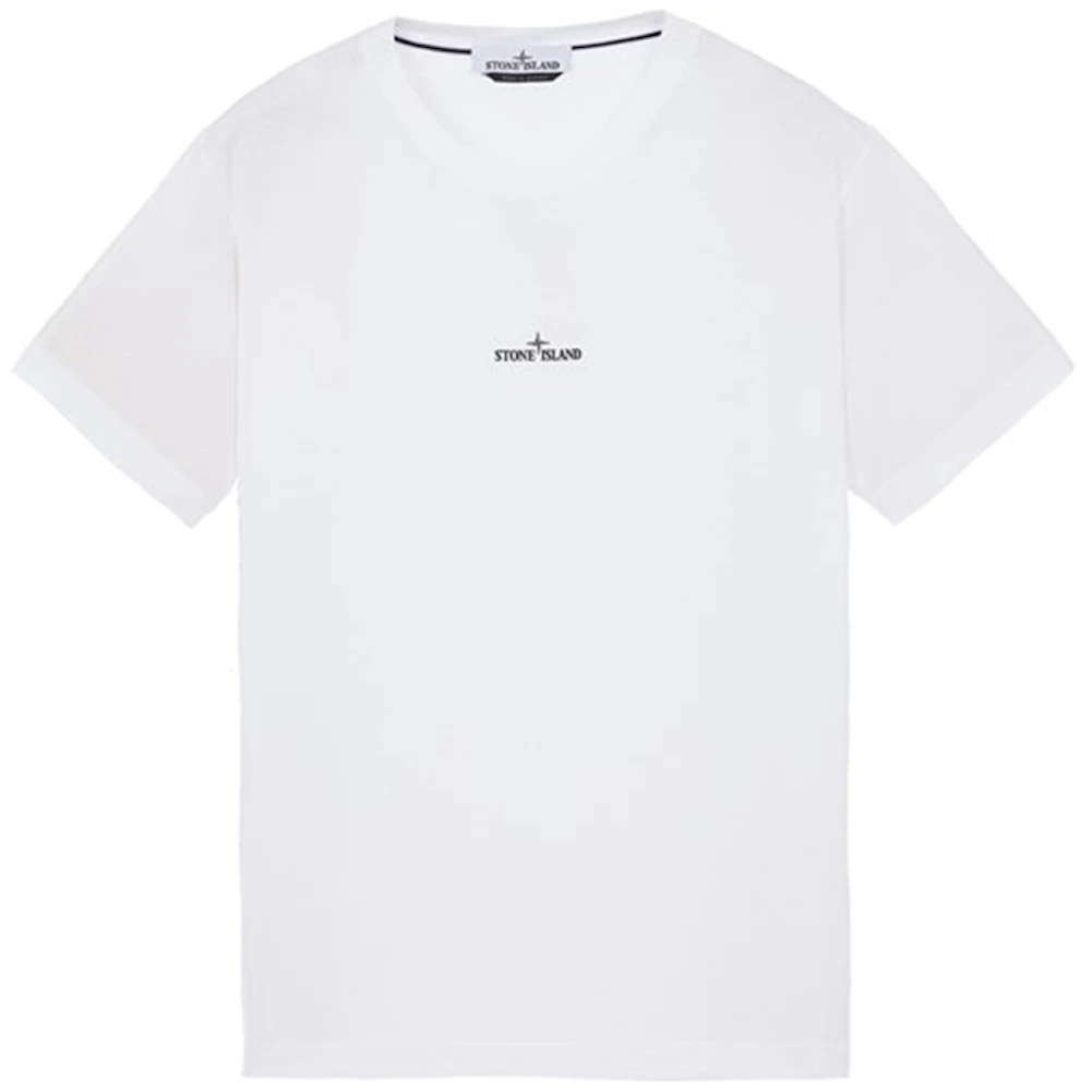 Stone Island 2NS89 Institutional One Print T-shirt White Men's - SS23 - US