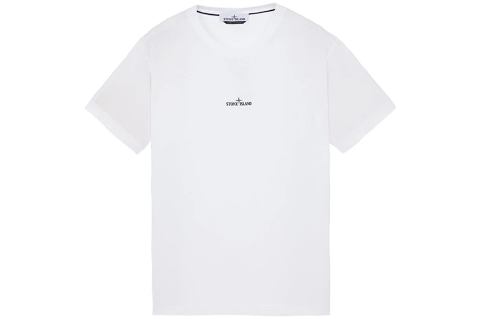 Stone Island 2NS89 Institutional One Print T-shirt White - SS23 US