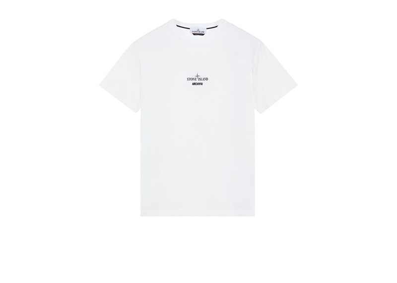 Stone Island 2NS91 Stone Island Archivio Project PVC T-shirt White