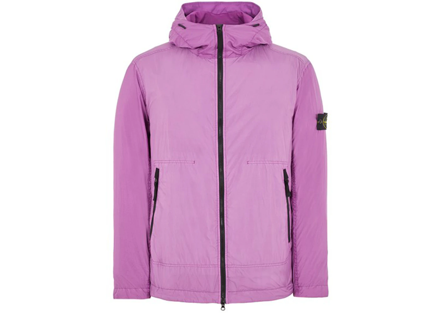 Stone Island 40522 Garment Dyed Crinkle Reps NY Jacket Magenta Men's ...