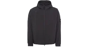 Stone Island 40927 Light Soft Shell-R E.Dye Technology In Recycled Polyester Jacket Black