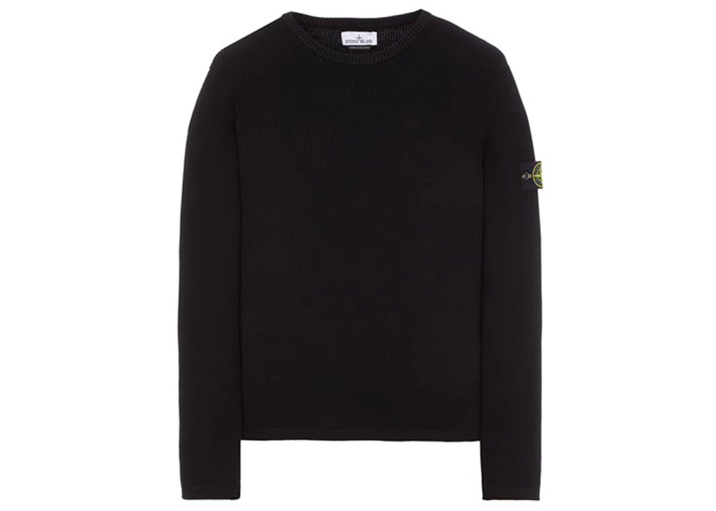 Stone Island 507D8 Maglione in maglia Nero Uomo SS23 IT