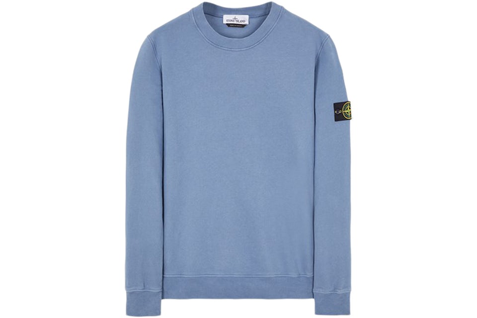 Stone island light blue crew neck Clearance
