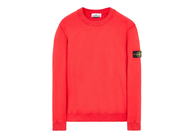 Stone island 2025 red crewneck