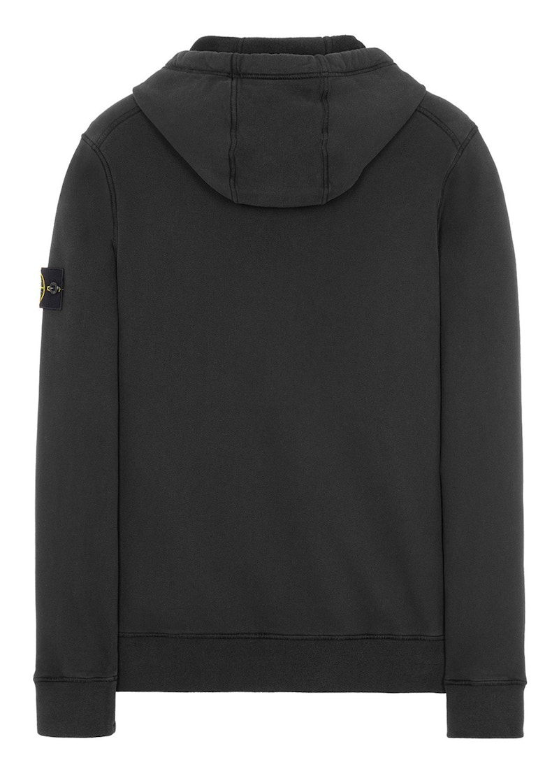 Zip up stone island hoodie hot sale