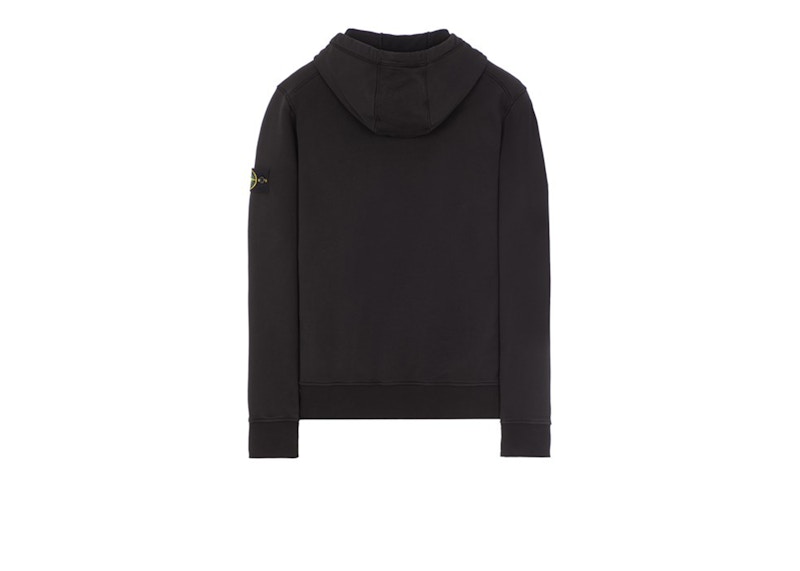 Black stone island discount hoodie